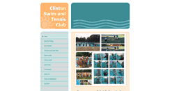 Desktop Screenshot of clintonswimtennisclub.com
